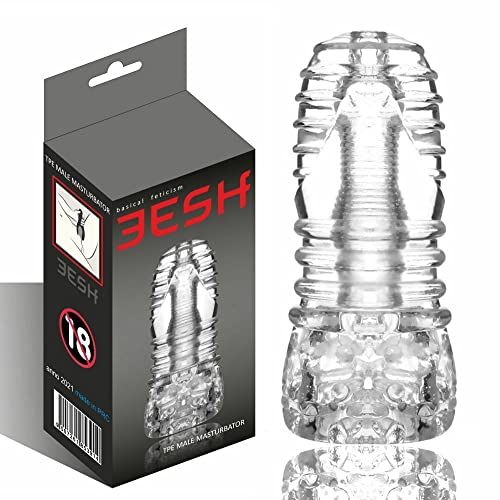 Eesh® Lifelike Toys Masturbatore Maschile Per Uomo In Tpe Morbido Trasparente