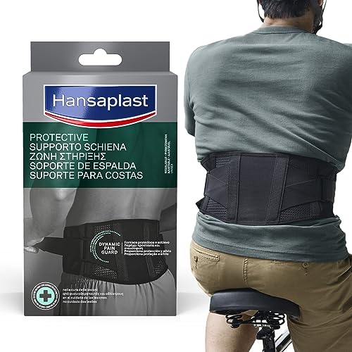 Hansaplast Sport Supporto Schiena, Fascia Elastica Lombare Protettiva, Fascia Lombare Supporto Schiena Con Regolazione Della Pressione, Fascia Schiena