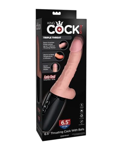 King Cock Plus Triple Threat - Light Skin Tone