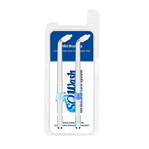 Sowash Testina Mini Brush – 2Pz (Per Sowash Vortice Idropulsore Dentale Elettrico)