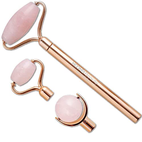 Massaggiatore Facciale Viso Face Roller Anti Rughe 3 In 1 Ringiovanente Hm-7318