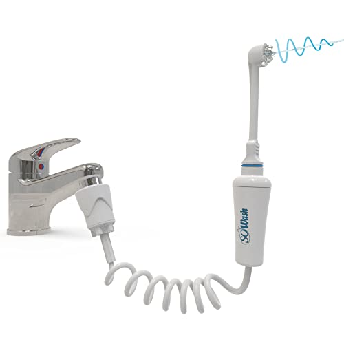 Idropulsore Dentale Sowash | Vortice | Si Collega Al Rubinetto | Irrigatore Dentale Senza Batterie E Elettricità | Testina Vortice Con Getto Triplo Pu
