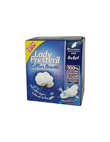 Corman Lady Presteril Cotton Power Assorbenti Notte Con Ali 10 Pezzi Promo