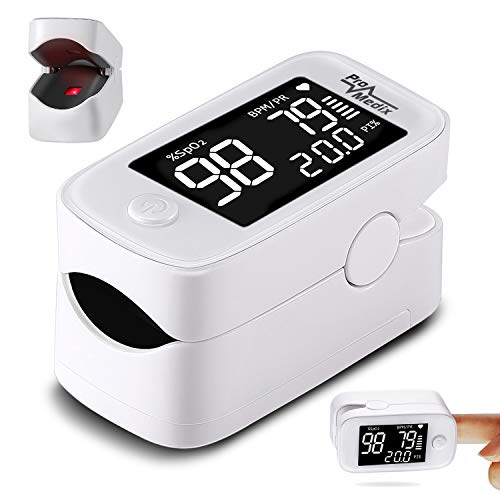 Promedix Pr-870 Ossimetro Da Ditto Display 1,5 "Hd Led Pulsossimetro Saturazione Di Ossigeno Preciso Modulo Mcu Certificato