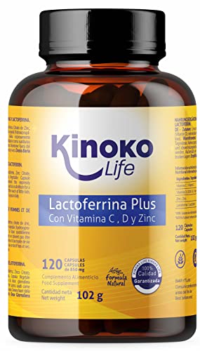 Lattoferrina Plus | 120 Capsule | Con 500 Mg Di Vitamina C | Vitamina D 2000 Ui | Citrato Di Zinco 10 Mg | Rafforza Le Difese Dell'Organismo E Il Sist