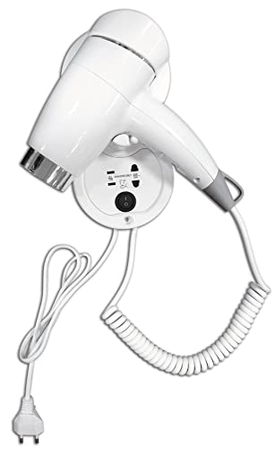 Asciugacapelli Phon A Pistola 1500W Vama Elegant Pro Shaver Bianco