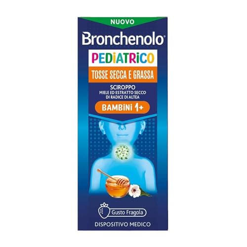 Perrigo Bronchenolo Sciroppo Pediatrico Tosse Secca E Grassa Da 1 Anno, 120Ml