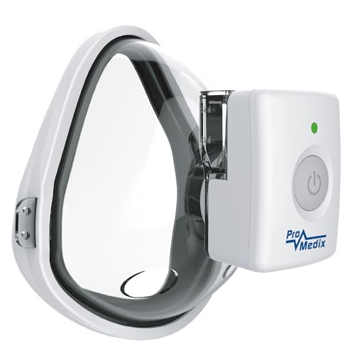 Inalatore A Rete Portatile Per Bambini E Adulti Promedix, Kit, Maschere Per Bambini, Adulti, Pr-840, Carica Usb, 6 Ml, Silenzioso, Efficiente Aerosol