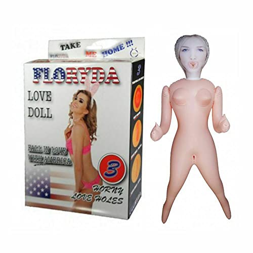 Floryda Love Doll Bambola Sessuale Gonfiabile Bionda Americana Grandezza Reale 3 Fori
