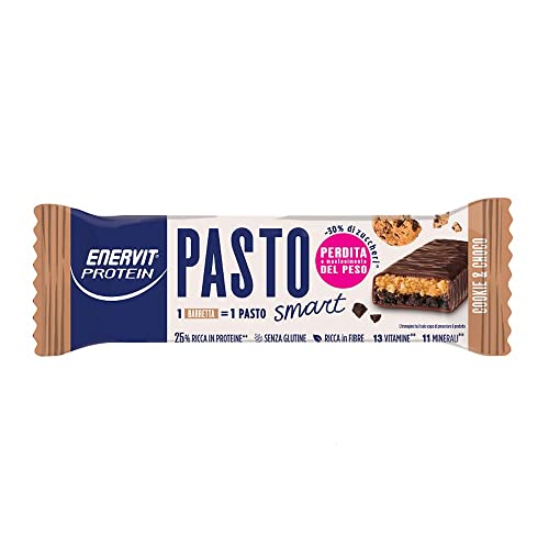 Enervit Protein - Pasto Smart Barretta Sostitutiva Del Pasto Cooki Choko, 55G