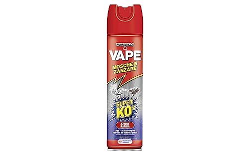 Vape, Mosche E Zanzare Spray, Insetticida Per Zanzare E Mosche, Adatto Per L'Uso Domestico, Ideale Per Eliminare Zanzare E Mosche, Innocuo Su Fiori E