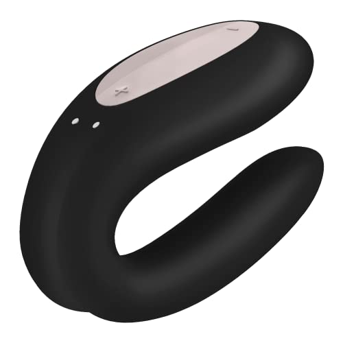 Coppia Di Vibratori Satisfyer 'Double Joy Connect App' 9 Cm | Giocattoli Sessuali Per Coppie Estremamente Forti | Varie Vibrazioni Grazie Al Controllo