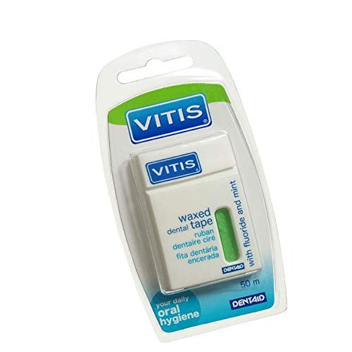 Vitis Dental Tape Waxed With Fluoride And Mint By Vitis