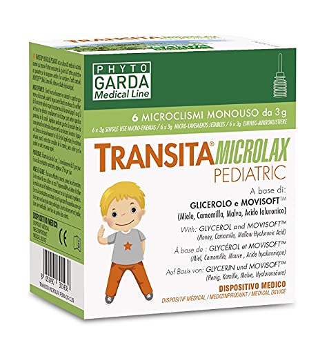 Phyto Garda Transita - Microlax Pediatric Dispositivo Medico, 6 Microclismi