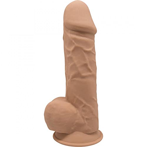Silexd - Model 1 Realistic Penis Premium Silexpan Silicone Caramel 21.5 Cm