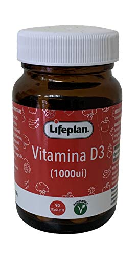 Lifeplan Vitamina D 90 Tavolette 1000 Unita' (25 Mcg) 500 Nrv
