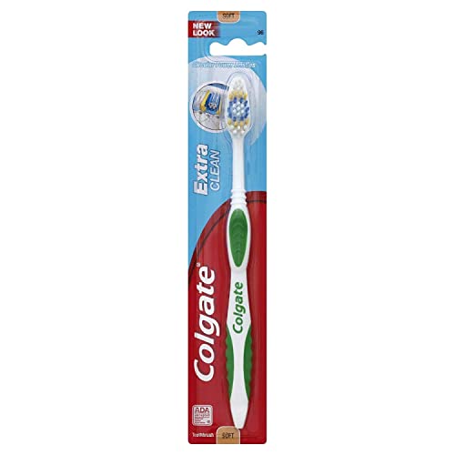 Colgate - Spazzolino Da Denti Con Setole Circolari Extra Pulite, Confezione Da 2