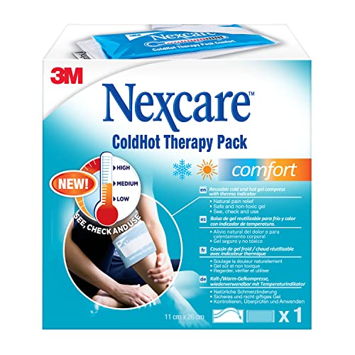 Nexcare Coldhot Borsa Ghiaccio Gel Caldo Freddo Per Dolori Muscolari E Articolari, Distorsioni, Gonfiori, Fascia Ghiaccio, Cuscinetto Caldo Freddo - D