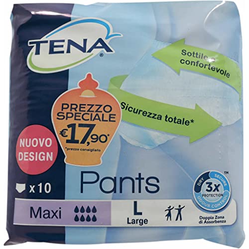 Tena Pants Maxi L New 10Pz