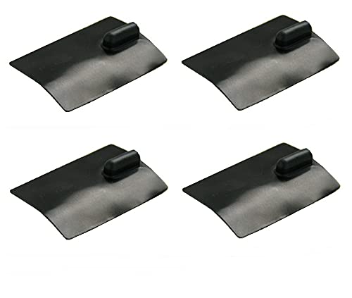 Kit 4 Elettrodi Silicone Placca Gomma 60 X 85Mm Lunga Durata Ionoforesi Tens Elettrostimolazione Spinotto Grande 4Mm