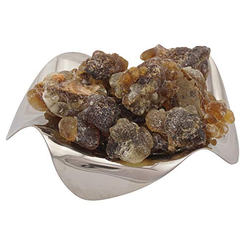 Incenso Oman Al-Hojari Grado 4 - Pezzi Grandi - Nero-Marrone - Boswellia Sacra - Importazione Diretta 1A Qualità - 20G A 1000G (20 Grams)
