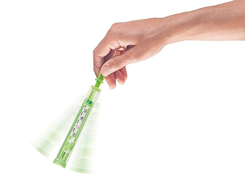 Flaem, Accu-Therm, Termometro Ecologico In Vetro, Anallergico, Senza Mercurio, Nichel E Pvc, Termometro Clinico Di Precisione, Sicuro, Facile Da Utili