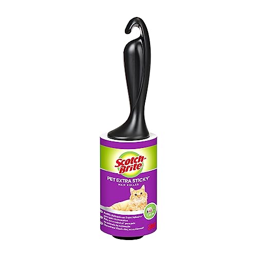 Scotch-Brite Spazzola Per Rimuovere I Peli Di Animali Domestici Super Adesiva 48 Fogli