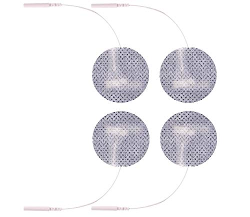 4 Elettrodi Fiab Cerotti Adesivi Rotondi Piccoli Diametro 3Cm Elettrostimolazione Viso Seno Compatibili Con Spinotto Tesmed