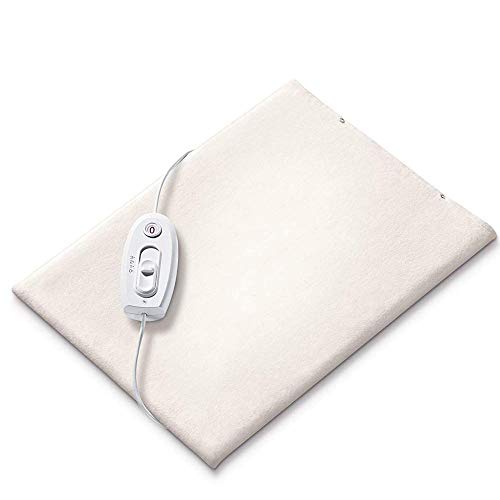 Sanitas 24501 Termoforo Con 3 Livelli Di Temperatura, Bianco, Taglia Unica, Sistema Di Protezione Dal Surriscaldamento Dopo 90 Minuti Di Utilizzo, Sfo