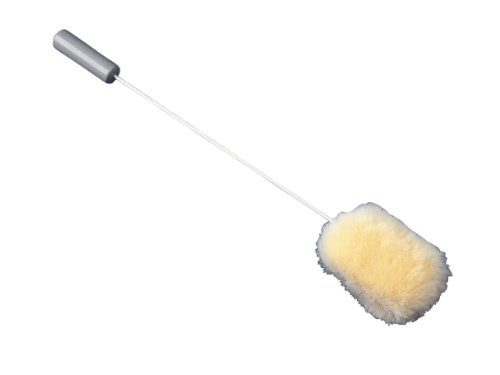 Homecraft Long Handled Lambswool Pad, Long Handle For Limited Range Of Movement, Bendable Handle, Double-Sided Soft Pad, Aid To Independent Living, Fo