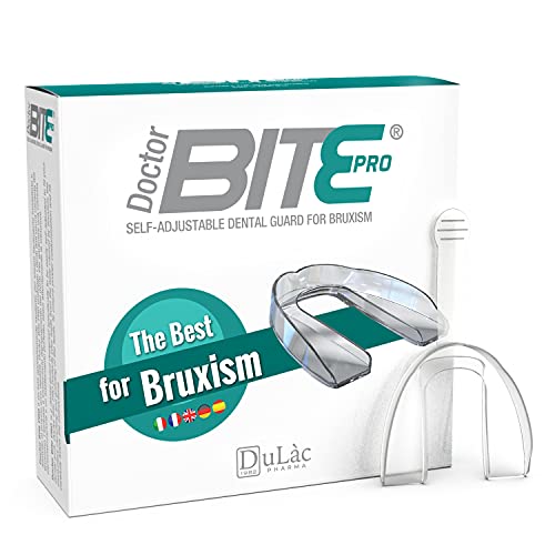 Dulàc - Bite Bruxismo Notturno Per Adulti Automodellante, Dispositivo Medico Ce, Bite Dentale Diurno Per Arcata Superiore, Antirussamento E Disturbi D