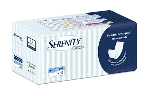 Serenity Pannolone Rettangolare Serenity Classic Con Barriera 30 Pezzi