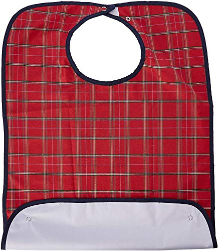 Homecraft Everyday Bib, Waterproof Adult Bib, Clothing Protector From Spills And Stains, Mealtime Bib Protector, Dinning Aid Apron, Washable, Medium,
