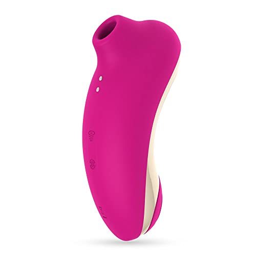 Supernova Succhia Clitoride Ricaricabile Usb Vibratore In Silicone Rosa E Abs 2 In 1 Tapping E Sucking