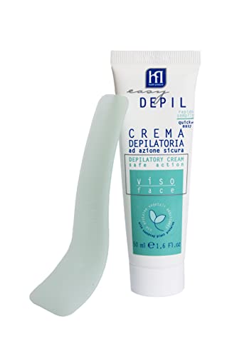 Easy Depil Crema Depilatoria Viso Per Baffetti, Guance, Mento, Sopracciglia. Rapida, Indolore, Semplice Da Usare E Sicura. Con Proteine Vegetali Addol