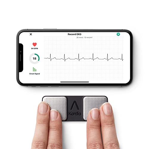 Alivecor Kardiamobile Ecg Portatile | Approvato Dalla Fda | Ecg Wireless Per Smartphone | Individua Fibrillazione Atriale, Bradicardia E Tachicardia