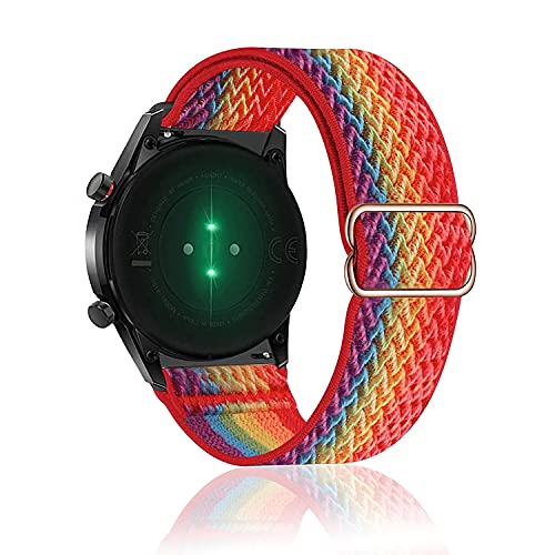 Aimok 20Mm Nylon Cinturino Compatibile Con Amazfit Gts 3/Amazfit Gts/Gts 2 Mini/Amazfit Gtr 42Mm, Regolabile Sportiva Nylon Ricambio Elastica Cinturin