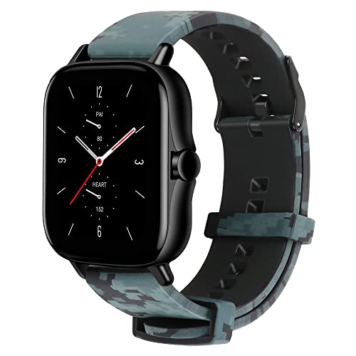 Actech Cinturino Compatibile Per Amazfit Bip/Amazfit Gtr 42Mm/Amazfit Gts/Amazfit Gts 2 Mini/Amazfit Gts 2E/Amazfit Gts 2, 20Mm Silicone Cinturino Di