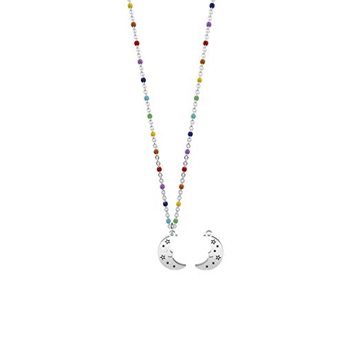Collana Kidult In Acciaio E Smalti | Fai Della Tua Vita… – Philosophy – 751064
