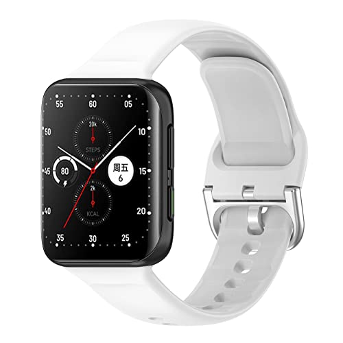 Tyogeephy Compatibile Con Oppo Watch 2 46Mm Cinturino Donne Uomo Sostituzione Silicone Braccialetti Accessori Con Metallo Pulsante Per Oppo Watch