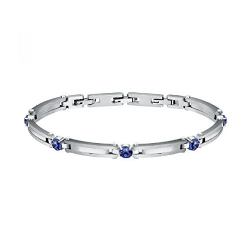 Morellato Urban Bracciale Uomo In Acciaio Inossidabile, Zircone - Sabh24