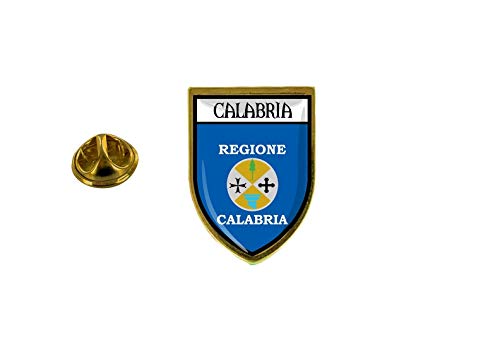 Akachafactory - Spilla In Pino Con Stemma Della Calabria Italia