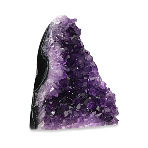 Deep Purple Project Geode Di Cristallo Ametista Con Confezione Regalo Di Alta Qualità, Pietre Naturali Provenienti Dall'Uruguay