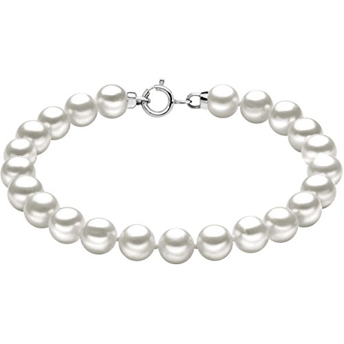Bracciale Donna Gioielli Comete Perla Classico Cod. Brq 110 Am