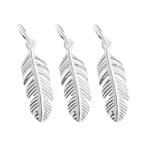 Be In Your Mind 3Pcs Piuma Ciondoli Pendenti Fai Da Te Artigianato Gioielli Fare Decorazioni Ornamenti Per Bracciale Collana Portachiavi Artigianato R