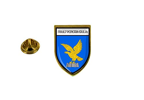 Akachafactory - Spilla Con Spilla, Motivo: Bandiera Del Paese Blason Italia Friuli Venezia Giulia