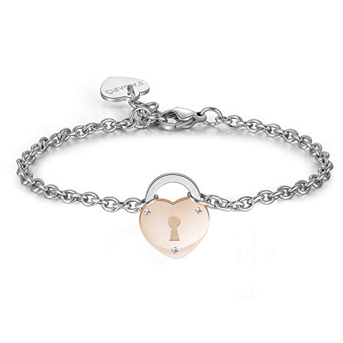 S’Agapõ Bracciale Donna Gioielli Sagapò Lockme Trendy Cod. Slm12