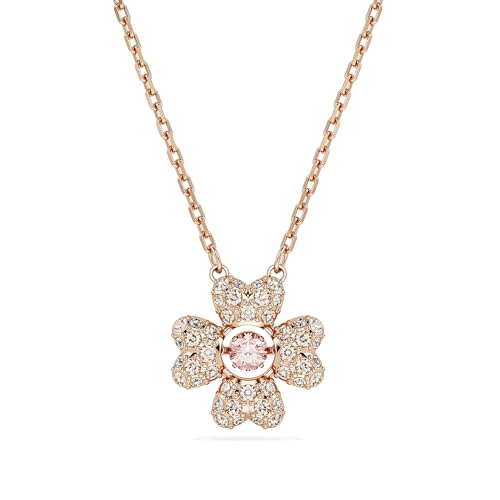 Swarovski Pendente Quadrifoglio Idyllia Placcato Color Oro Rosa 5674211