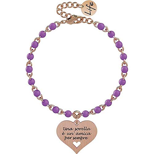 Kidult - Bracciale In Acciaio 316L E Pvd Rosé | Family