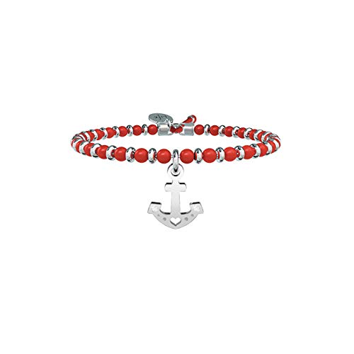 Kidult - Bracciale Corallo E Acciaio 316L | Symbols